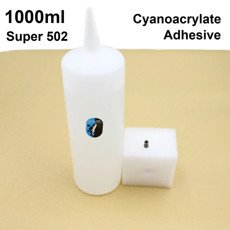 

1000ML Strong Big Capacity Bottle Liquid Super 502 Glue Instant Leather Epoxy Resin Wood Cyanoacrylate Adhesive Stationery Store
