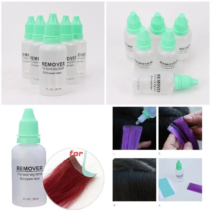 2 Bottles Hair Extension Remover 30ml Wigs Glue Adhesive Remover for Lace Wig Release Tape NShopping