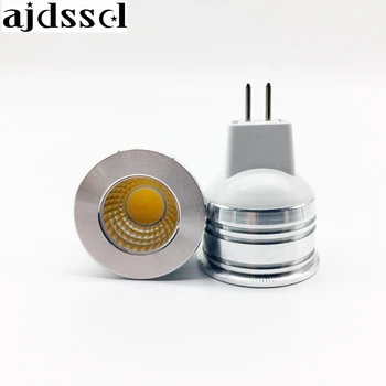 安い LED スポット新ミニスポットライト 6 ワット MR16 GU5.3 AC/DC12V COB LED 電球ランプ光エネルギー節約 Led 照明送料無料超高輝度
