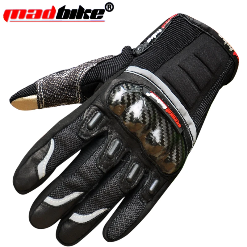 

Carbon fiber motorcycle gloves 4wd automobile race full finger gloves ride flanchard gloves