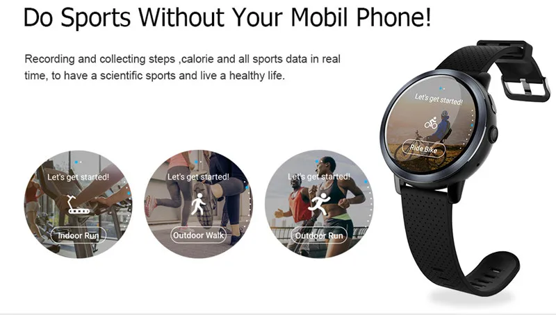 Android 7,1, Смарт-часы, сеть 4G, WiFi, Интернет, спортивный браслет с сердечным ритмом, 2G+ 16 GB, умные часы, HD камера, Bluetooth, gps, смартфон