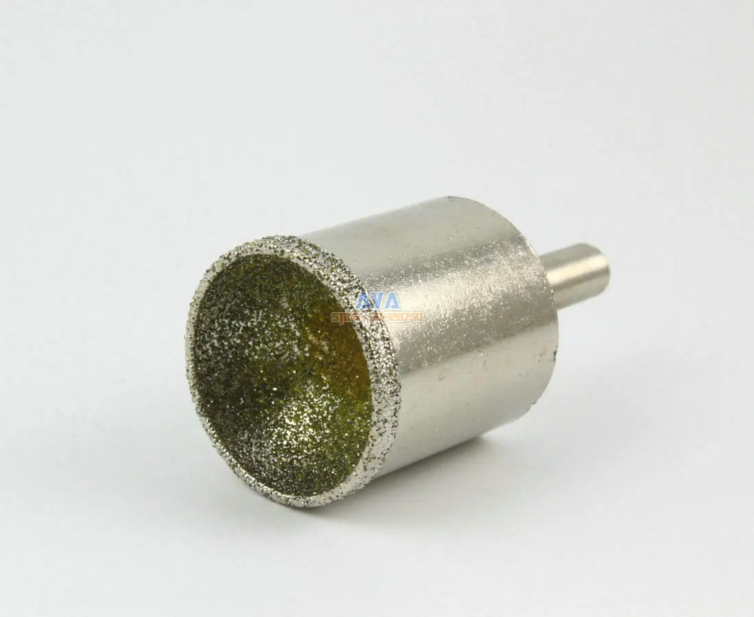 2 Pcs 24mm Diamond Mounted Point Spherical Concave Head Grinding Bit