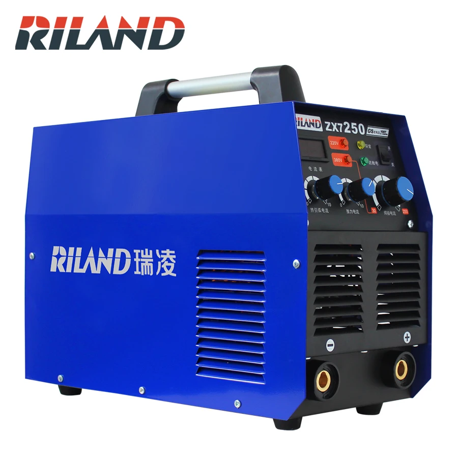 RILAND IGBT ZX7-250GS 220 V 380 V ARC MMA DC инвертор сварочный аппарат рабочее оборудование двойное напряжение сварки