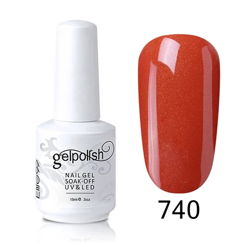 Elite99 15 пилка для ногтей стойкий Гель-лак для полировки ультрафиолетовая и Светодиодная лампа лак для ногтей DIY лак для ногтей инструменты для маникюра - Цвет: GNS740
