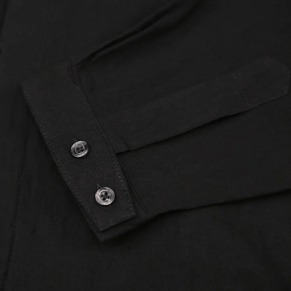 Koop Zecmos Sociale Opa Chinese Mandarijn Kraag Shirt Mannen Casual Shirt Hoge Kwaliteit Katoen Linnen Shirt