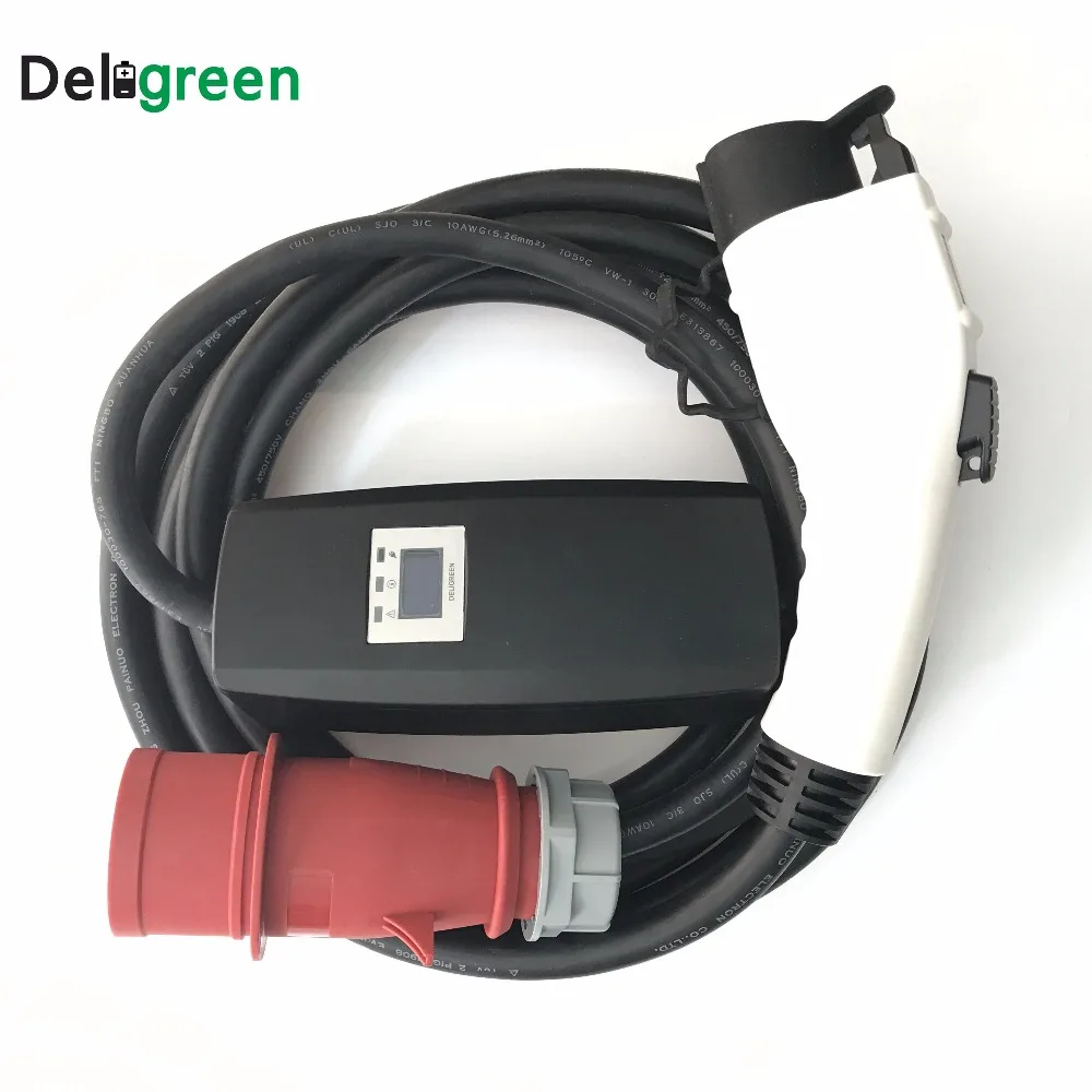 7 кВт EV зарядное устройство тип 2 Уровень регулируемое EVSE DC домашнее настенное s 32A