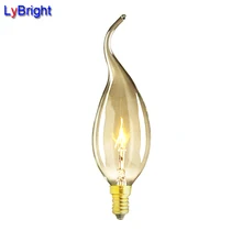 E14 лампа накаливания 40 Вт AC 110 В/220 В Глобусы Ретро свечи лампочки для Гостиная Спальня