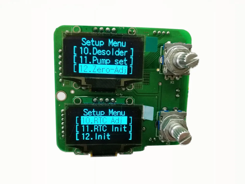 STM32 Controller 2 in 1 Hot Air Gun Soldering Station DIY Electric Power Combo Soldering Iron T12 OLED Digital Solder Tools (11)