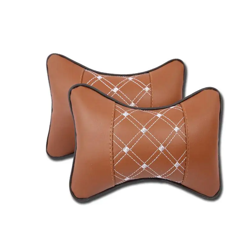 

Adeeing 2 Pcs Comfortable Breathable Soft Car Seat Neck Rest Pillow Pad Cushion Universal neck Support Pillow Headrest Pad r30