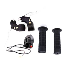 Карманный мини велосипед ручками убить выключатель поворот дроссельной заслонки Тормозные ручки набор 2 ход ATV Quad Go Kart грязи велосипед Мотоцикл