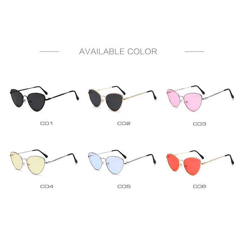 Синие, желтые, красные солнцезащитные очки для женщин, маленькая оправа, фирменный дизайн, Винтажные Солнцезащитные очки для женщин, Ретро стиль, женские солнцезащитные очки, роскошные очки