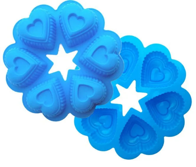 6 even love peach cake mold silicone baking baking tools DIYbaking