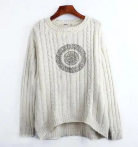 

desigu Spain brand end goods desigu home autumn winter twist sweater bottom