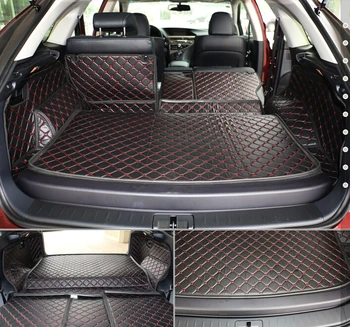 

Top quality! Full set car trunk mats for Lexus RX 350 2014-2009 waterproof boot carpets cargo liner for RX350 2010,Free shipping