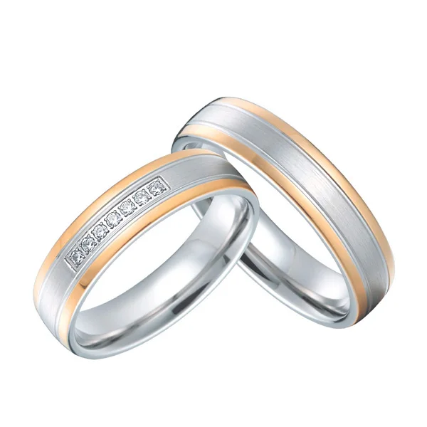 Best Anniversary Gift Rose Gold Color Anium Jewelry Custom Best Anniversary Gift Rose Gold Color Anium Jewelry Custom Western Wedding Rings Sets For S
