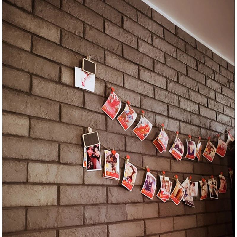 HUADODO 10 шт. 3,5 см деревянные колышки в форме сердца для рукоделия фото бумага прищепка для рукоделия открытки зажимы вечерние украшения для дома и свадьбы