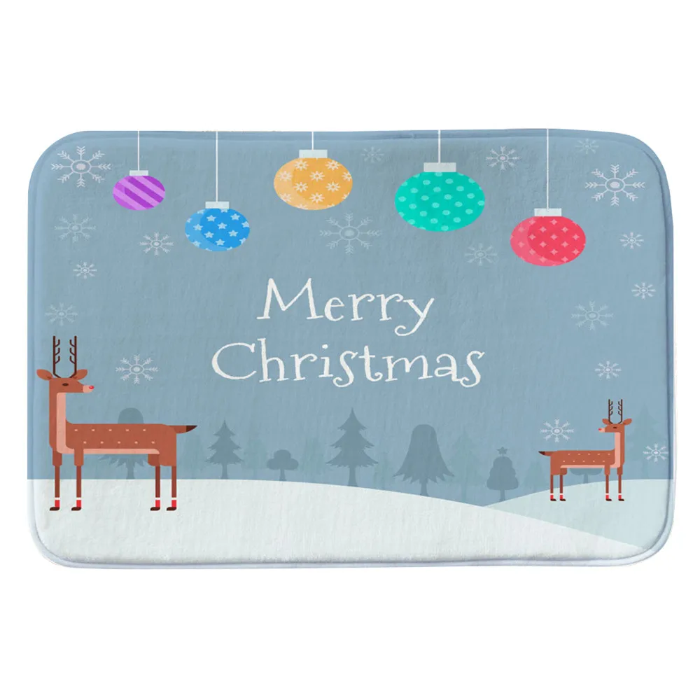 MQY18100514220003 Коврики Merry Christmas Декор ванная комната кухонные коврики Придверные коврики для гостиной Противоскользящий коврик супер абсорбирующий 40x60 см sep30 - Цвет: MQY18100514220003