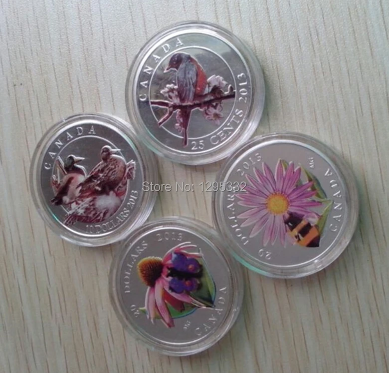 canada Animal insect beeduck  Butterfly  bird and Elizabeth silver plated  Australia souvenir Coin gift 7 .jpg