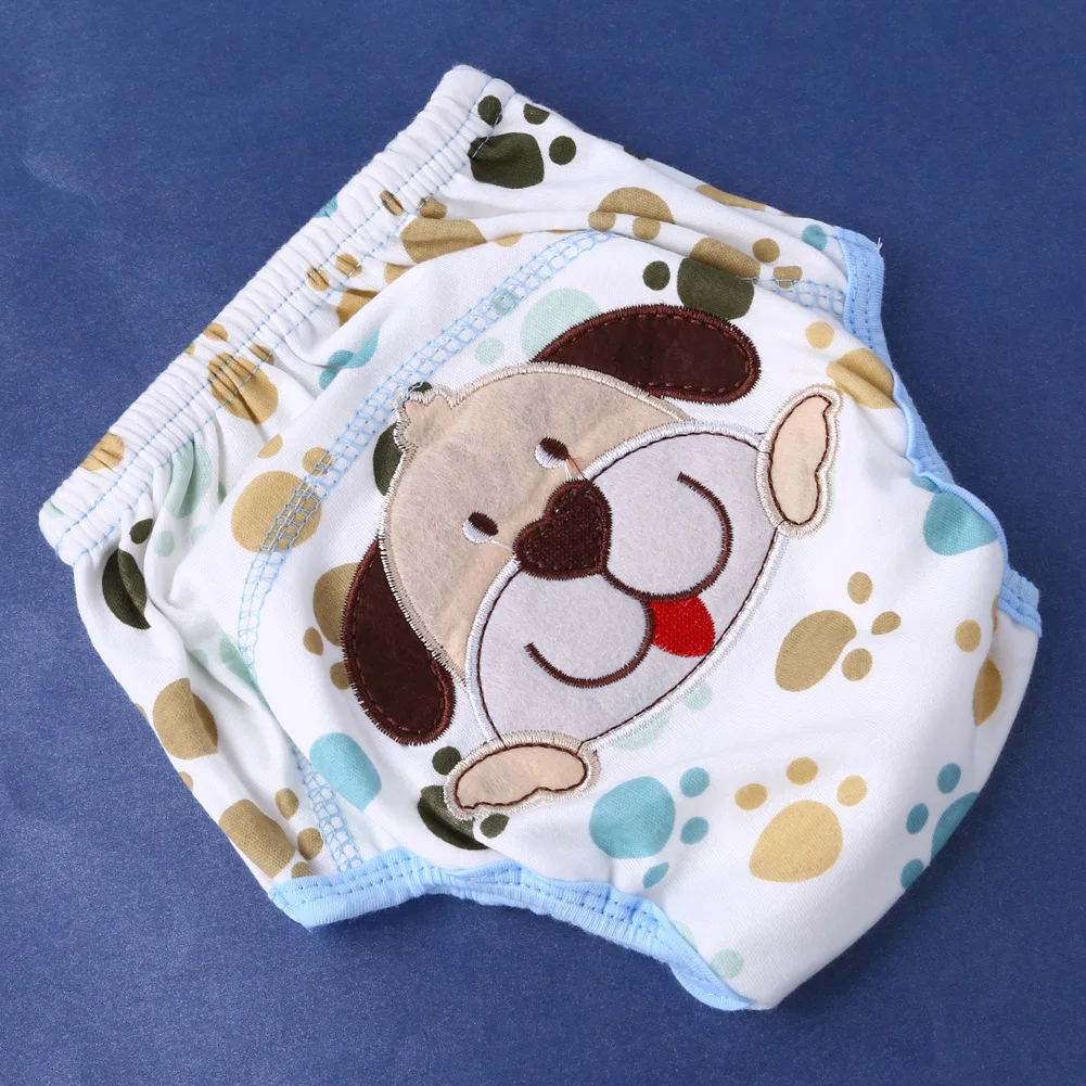 Unisex Baby Diaper Reusable Baby Training Pants Animal Printed Newborn Underpants Panties Infant Toddler Cloth Diapers Cover