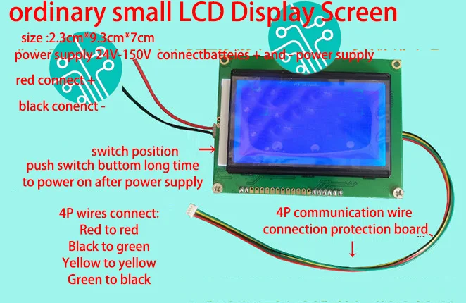 8 S-20 S 400A 300A 80A Li-Ion Lipo Lifepo4 LTO литиевая батарея Защитная плата BMS Bluetooth APP 10S 13S 14S 16S+ ЖК-дисплей