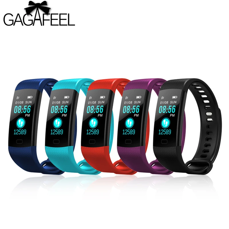 

Gagafeel Y5 Sports Smart Bracelet for men Color Screen Smart wristband Heart Rate Monitor Fitness Tracker for IOS Android