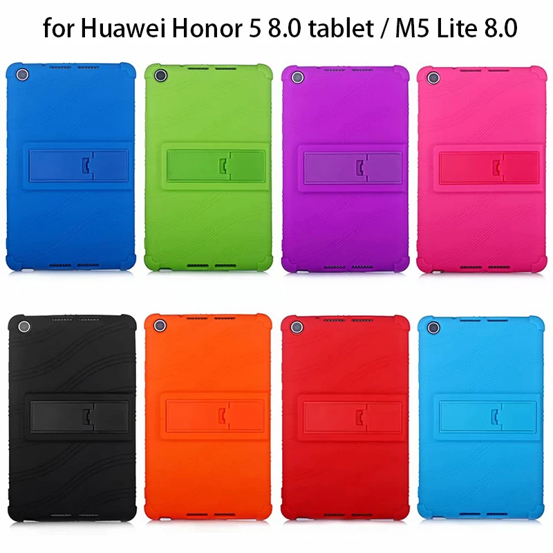 Милый силиконовый чехол для huawei Honor 5 8,0, чехол для планшета Mediapad M5 lite 8,0, защитный чехол-подставка для Honor Pad 5, 8 дюймов, корпус