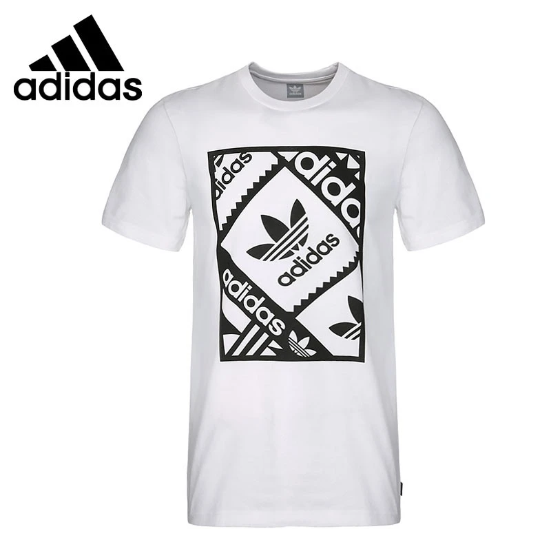 Camiseta de manga corta con estampado para hombre Original de Adidas| Camisetas para correr| - AliExpress
