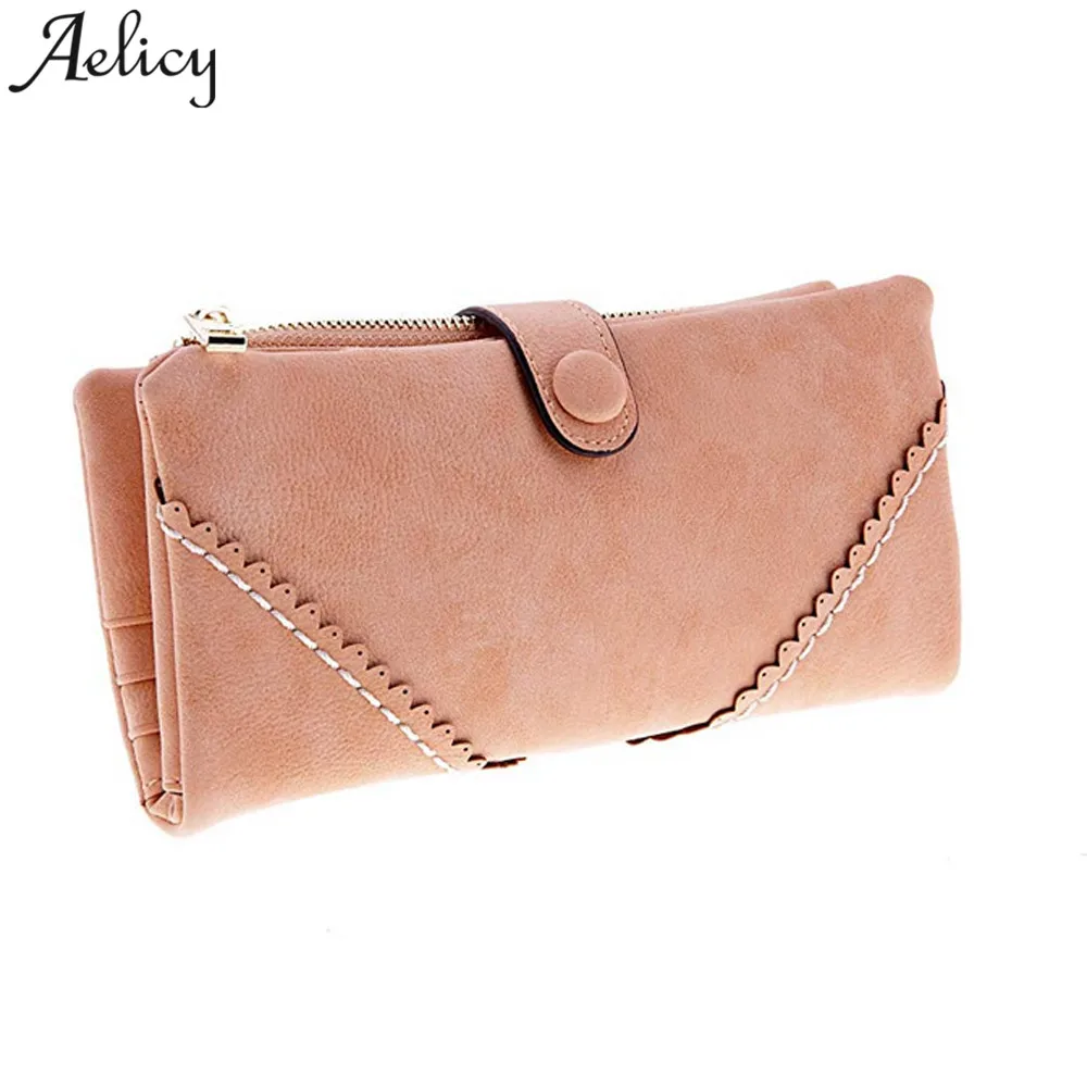 

Aelicy women Wallet Leather Ladies Wallet Multifunctional credit card girls purse Dropshipping 2019 hot Sale carteira feminina