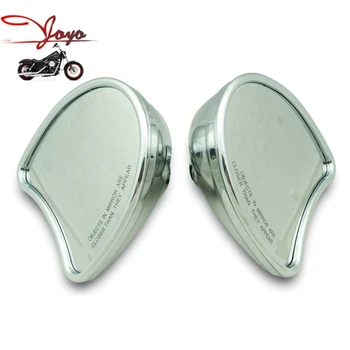 

Motorcycle Chrome Bat Wing Fairing Mirrors For Harley FLHT Electra Street Glide Ultra 1996-2013