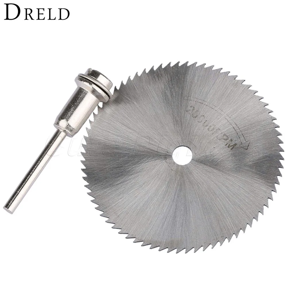 60mm Diamond Cutting Disc Mandrel Mini Circular Saw Blade Electric Saw for Drill Steel Rotary Cutting Tool Dremel Accessories