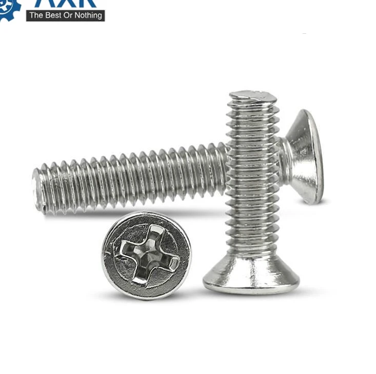 Philips Machine Screw Steel 1000pcs/lot Flat Head Verbus Ripp Bolt M1 M1.2 M1.6 M1.7 M2 M2.5 M2.6 M3 Phillips Stainless &amp |