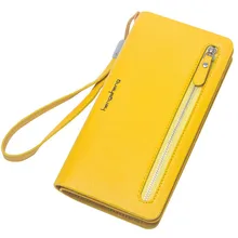 Hot Selling Women's Purse Women Wallet Zipper Clutch Bag Famous Brand Designer Female Wallet Coin Wallets Long Purse Card Holder hot sale women split leather wallet zipper phone pocket cowhide hasp coin purse famous brand female card holder lady clutch