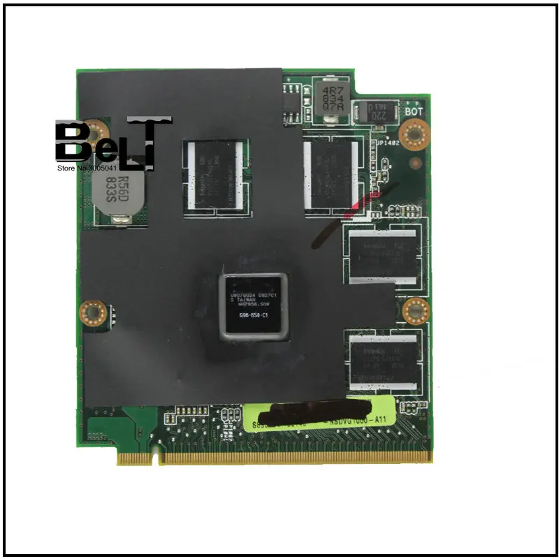 

Original 9650M GT 9650MGT G96-650-C1 1024MB MXM-II vga card for ASUS X83V N80V M50V M70V X57V F8V A8S F8S N80V Laptop