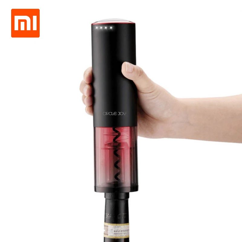 

XIAOMI Circle Joy Wine Opener USB Charging Automatic Electric Bottle Opener Kitchen Opening Tool for Party Bar for Smart Home