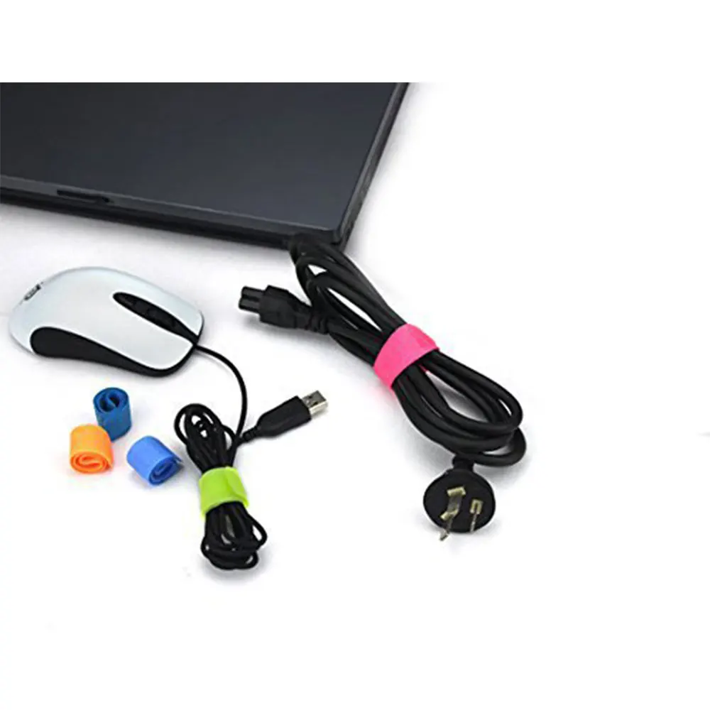 50pcs Cable Ties Reusable Fastening Wire Organizer Cord Rope Holder Winder USB Charger Cable Management Protector Accessories (5)