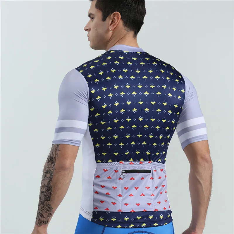 BOESTALK cycling clothing summer short sleeve men bicycle jersey maillot ciclismo hombre Triathlon high quality cycling jersey