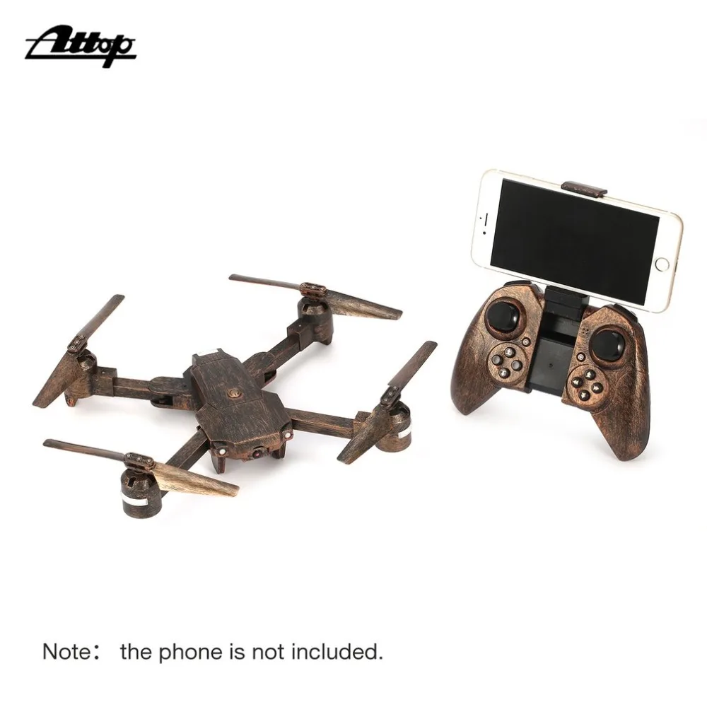 

Attop X-PACK1 2.4G Drone FPV RC Foldable Quadcopter Aircraft with Wifi Camera Live Video Altitude Hold Headless 3D Flips