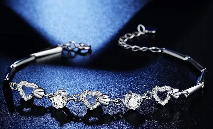 

Free shipping 154 9 Trendy silver Women new Creative Women New Bracelet Valentine's Day Gift