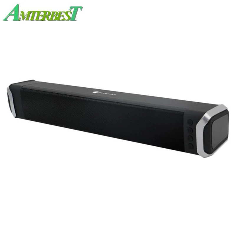 

AMTERBEST Super Bass 10W Bluetooth Speaker FM Radio Portable Wireless Computer Speaker Support USB TF Card Loudspeaker