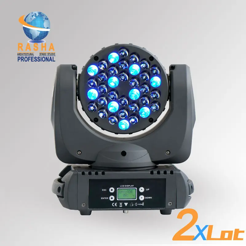 

2X LOT DISCOUNT SHIP FROM UK 36pcs 3W RGBW LED Beam Moving Head Light Stage Light For DJ Disco Club