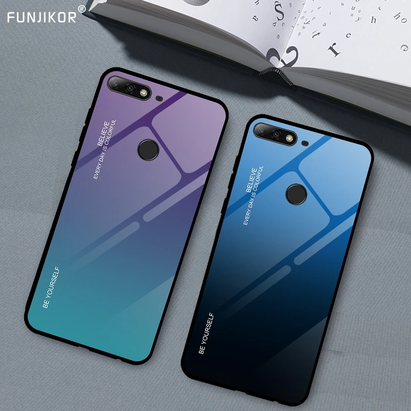 Чехол из закаленного стекла для Huawei Honor 7A Pro 7C AUM-L29 LND-AL41 LND-L29 | Мобильные телефоны и