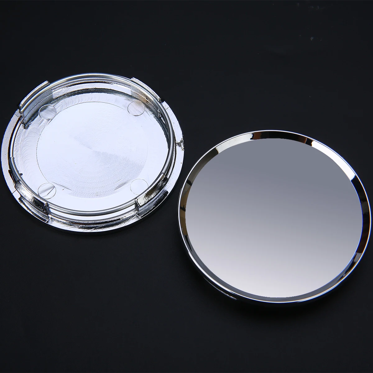 Mayitr 4pcs/set Silver Universal Wheel Center Hub 63mm Plastic Car Vehicle Wheel Center Cap Covers for Car Styling