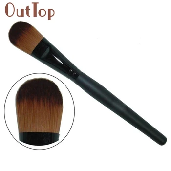 

1pc High Quality Wooden Handle Powder Blush Brush Foundation Brush Makeup Tool BK ar12dropship