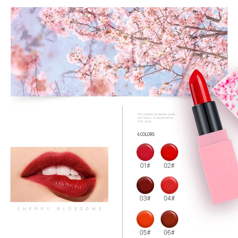 1PC Lipstick Matte Waterproof Velvet Lip Stick 18 Colors Sexy Pigments Makeup Matte Lipsticks Beauty Lips 1PC Lipstick Matte Waterproof Velvet Lip Stick 18 Colors Sexy Pigments Makeup Matte Lipsticks Beauty Lips