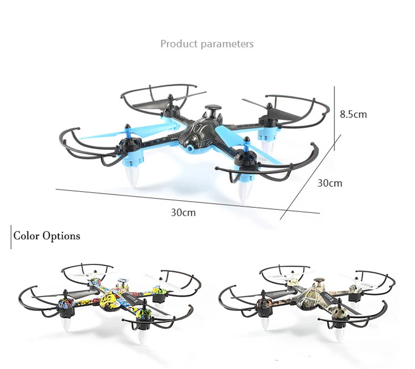 H235 RC Квадрокоптер с безголовым режимом 2,4 ГГц гироскоп Wifi FPV Дрон в режиме реального времени приложение контроль высоты с светодиодный подарок для детей