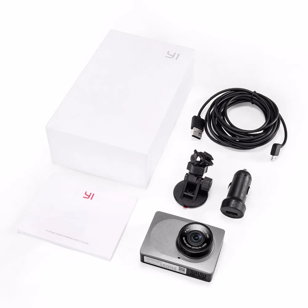 [Международное издание] YI Smart CarDVR + 32G карта 2 7 &quot165 градусов 1080P ADAS WiFi Экшн