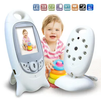 

2 inch baby monitor support 2 way-talk ,Temperature monitoring and Feeding Time Reminder Music babysitter Intercom Home Security