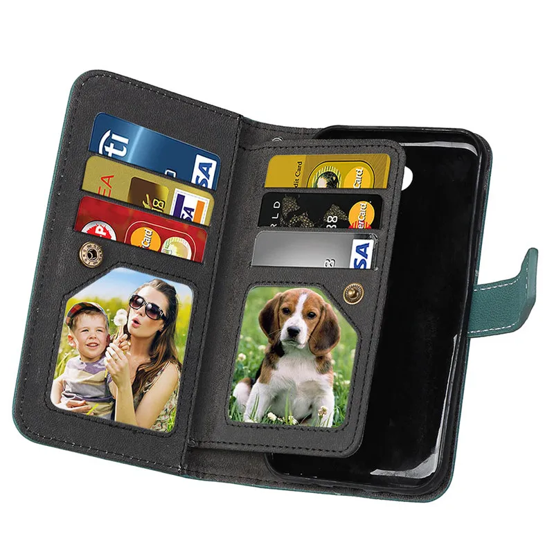 Luxury Wallet Case sFor Samsung Galaxy J3 2017 J327 J3 2016 J320 Multifunction Nine cards Case Flip Leather Phone Coque Cover sFor Samsung Galaxy J3 2016 J320 J3 2017 J327 J3 Prime Case cover4