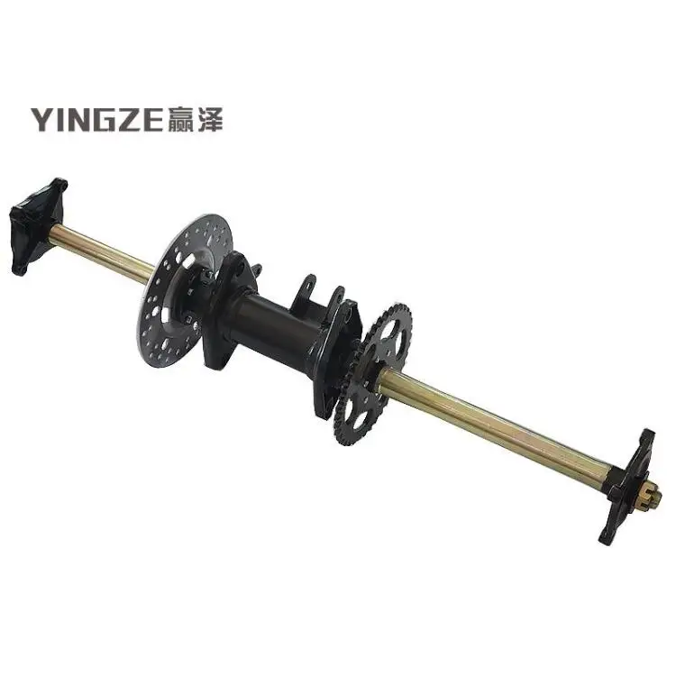 

DIY Four Wheel GO KART KARTING ATV UTV Buggy 81CM Rear Axle Swingarms Swing Arms With Sprocket Disc Brake Rotor