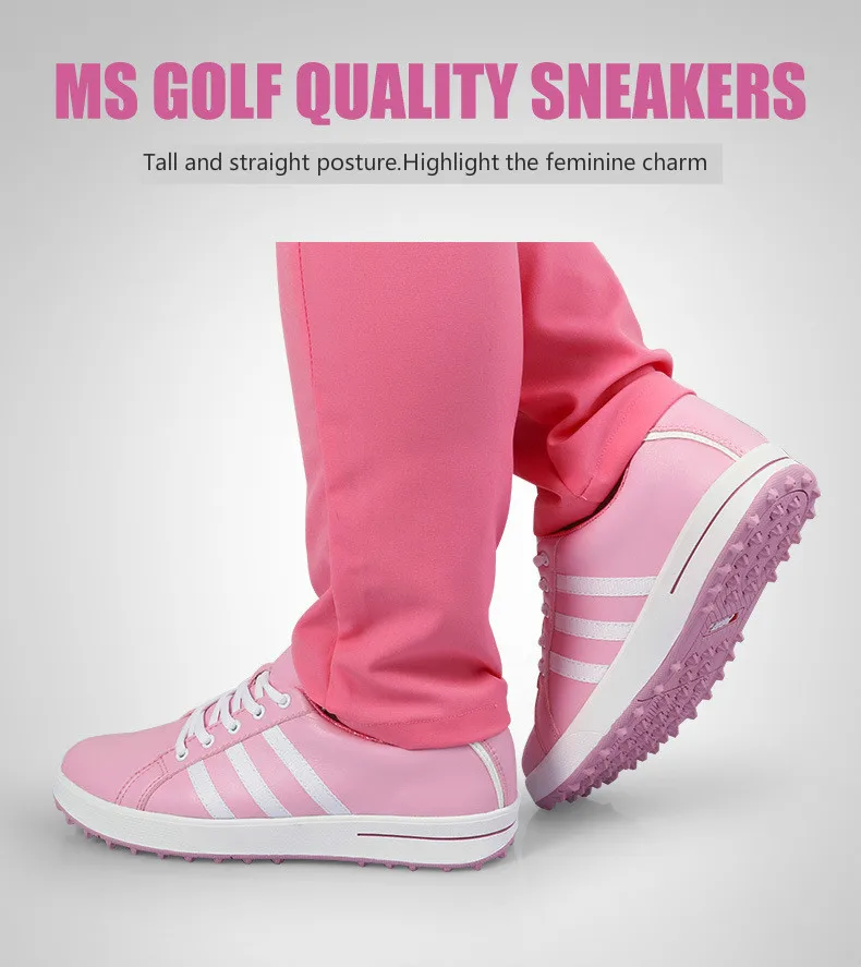 Sapatos de golfe para as mulheres à